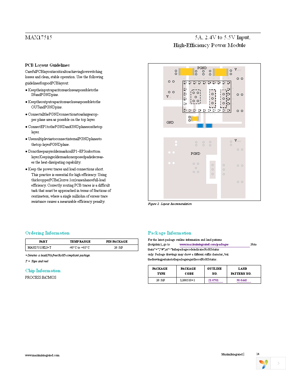 MAX17515ELI+T Page 14