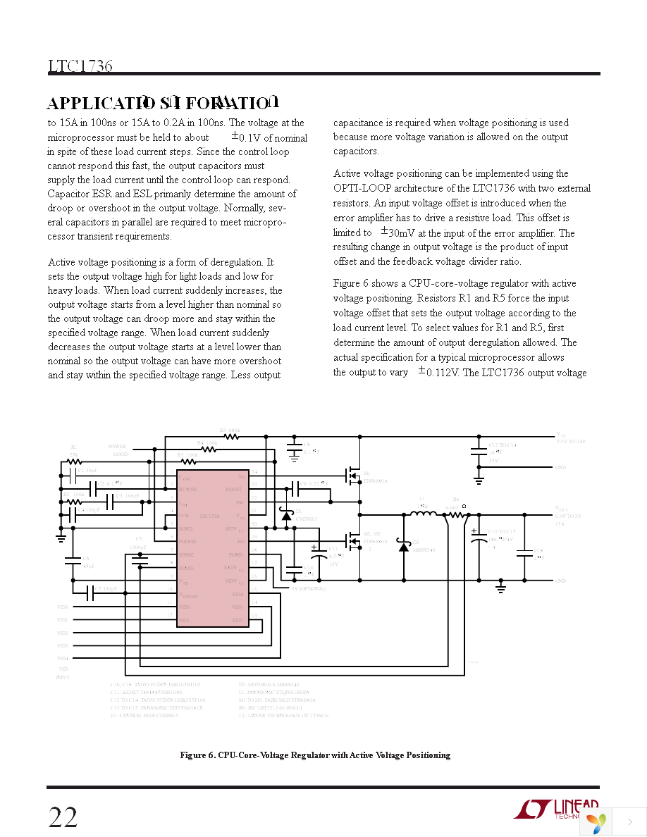 LTC1736CG Page 22