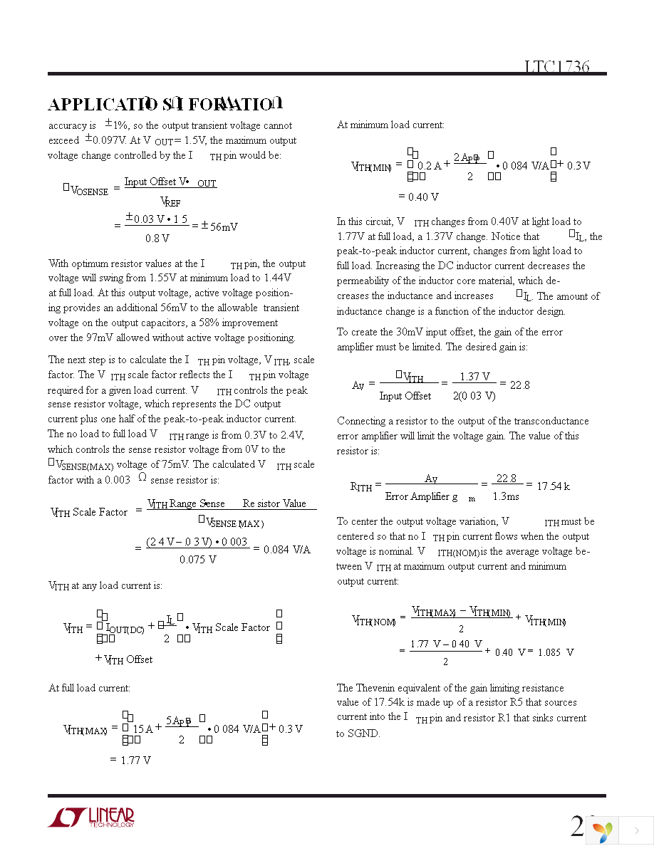 LTC1736CG Page 23