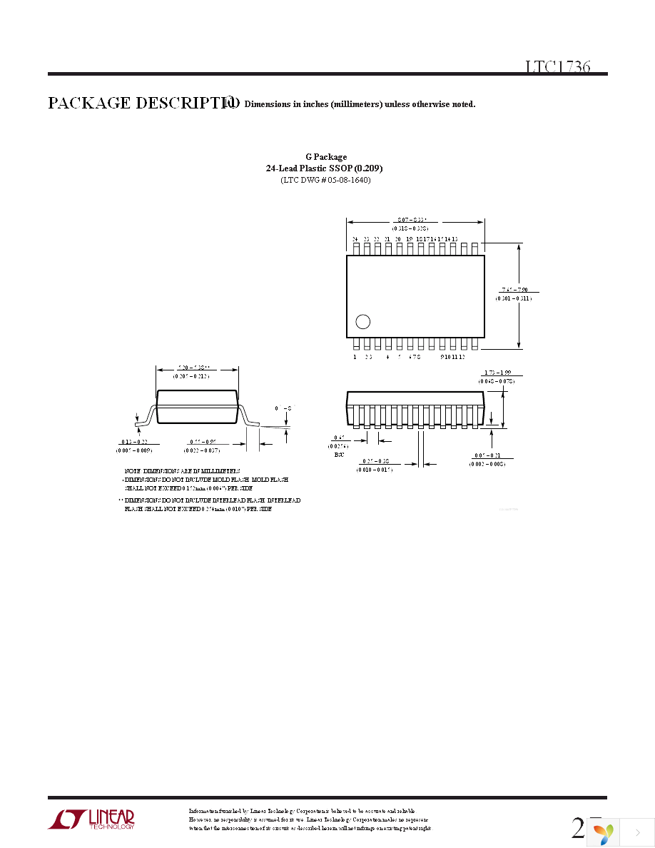 LTC1736CG Page 27