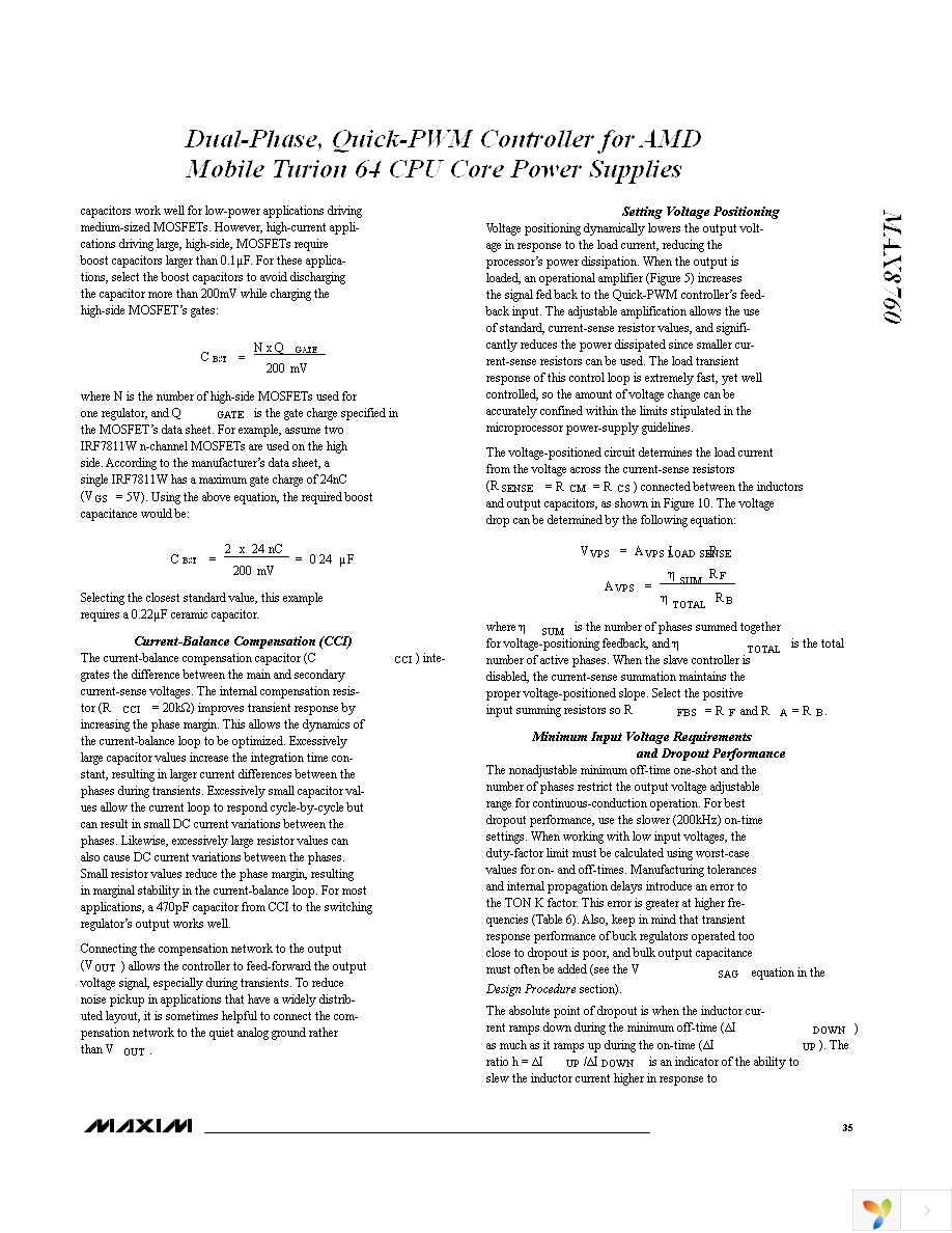 MAX8760ETL+T Page 35