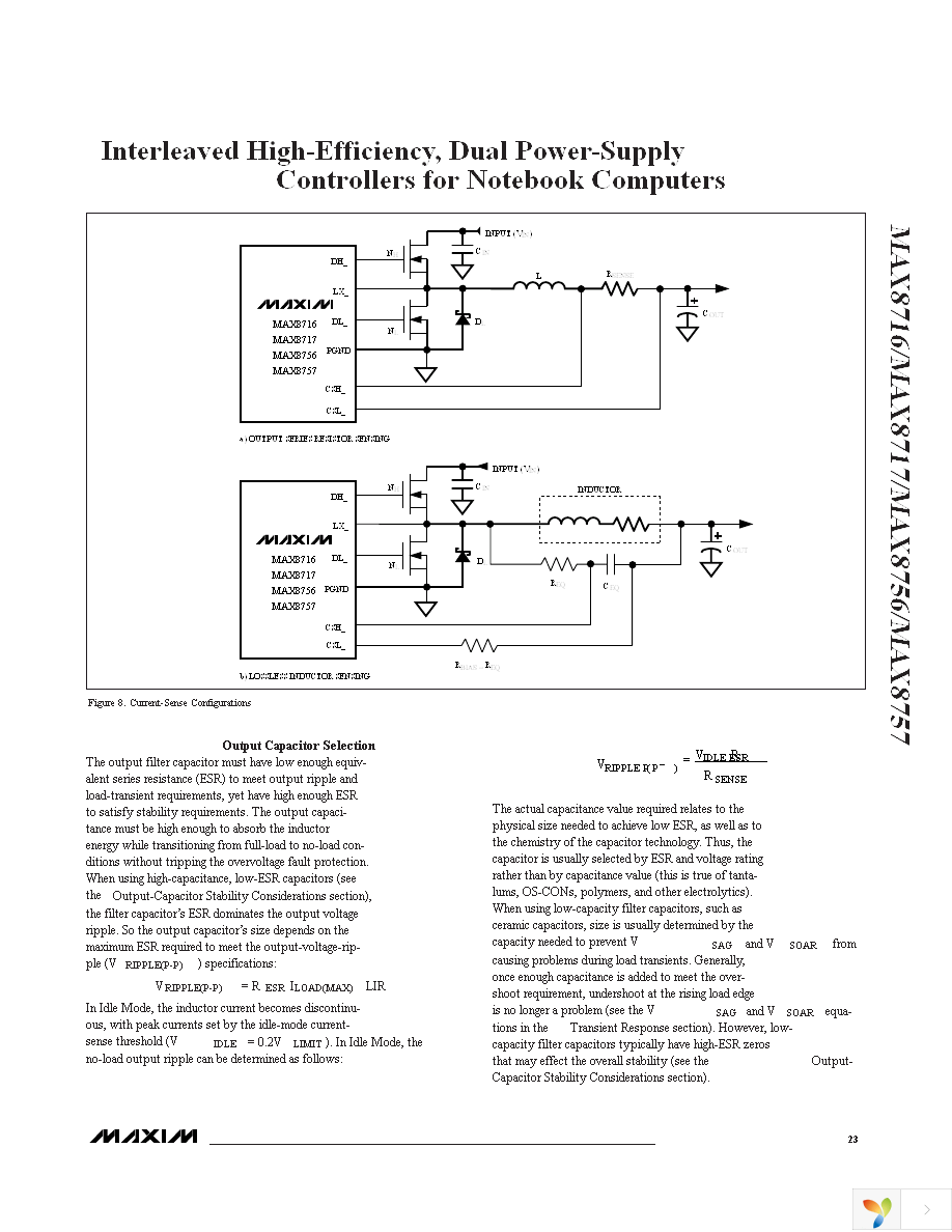 MAX8717ETI+T Page 23