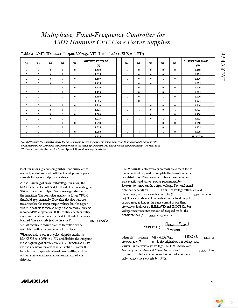 MAX8707ETL+ Page 23