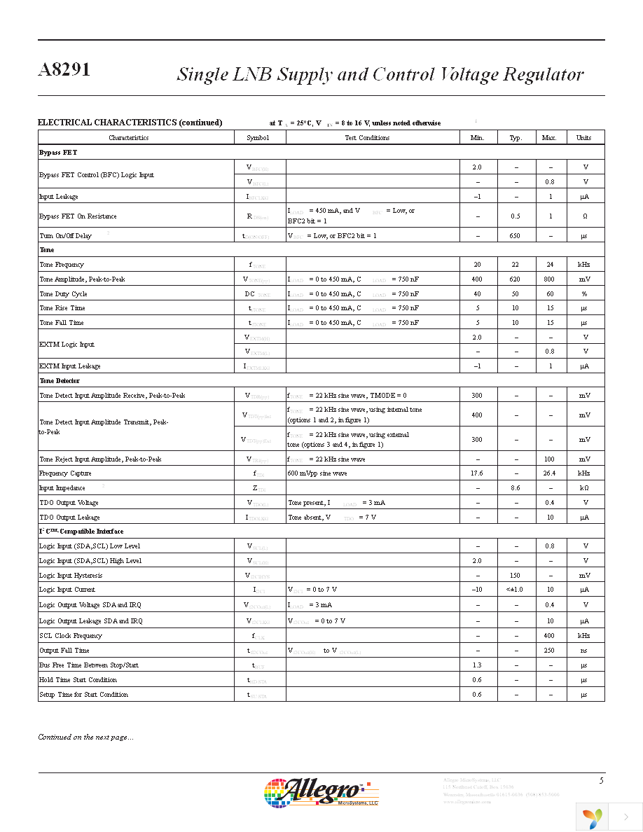 A8291SETTR-T Page 5