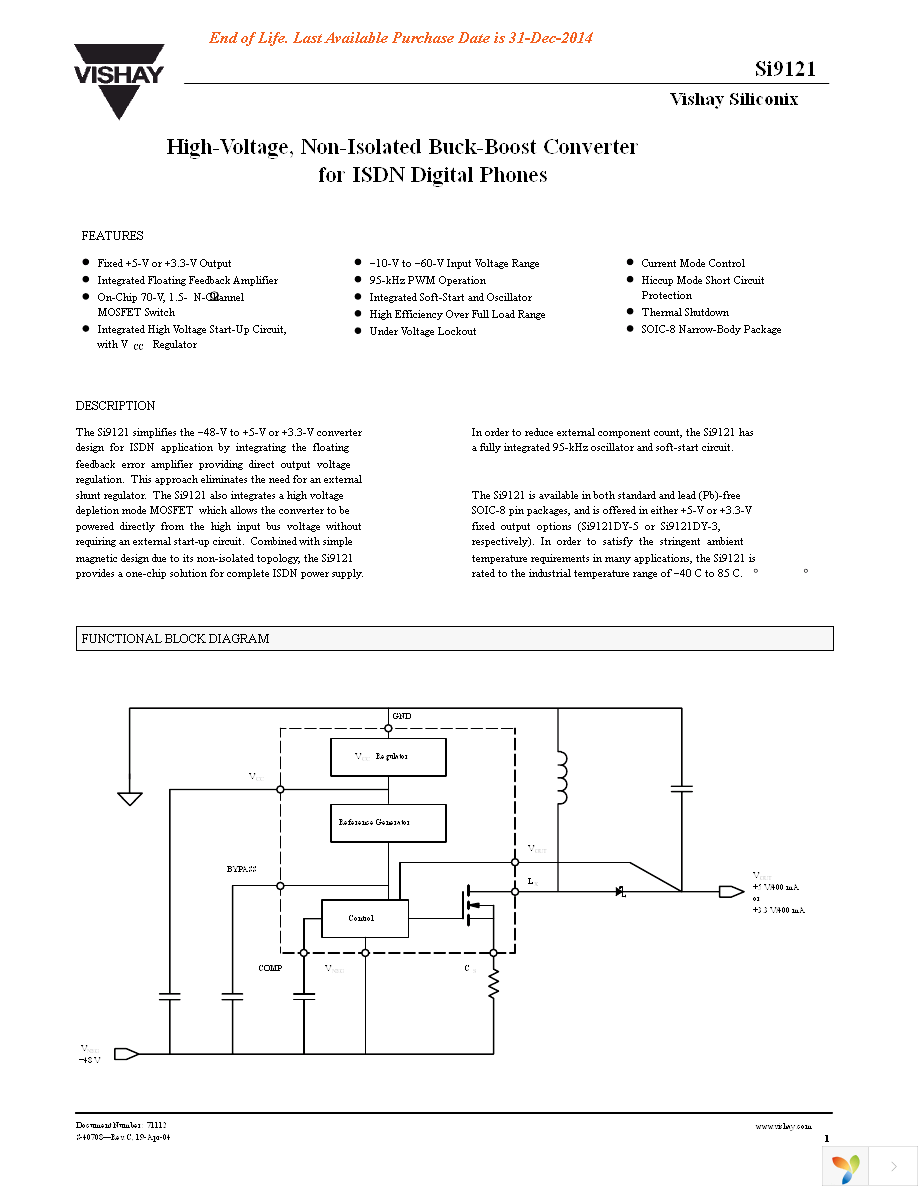 SI9121DY-3-T1-E3 Page 1