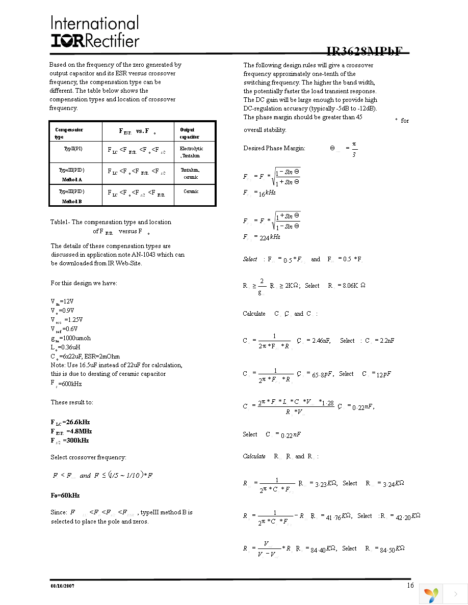 IR3628MTRPBF Page 16