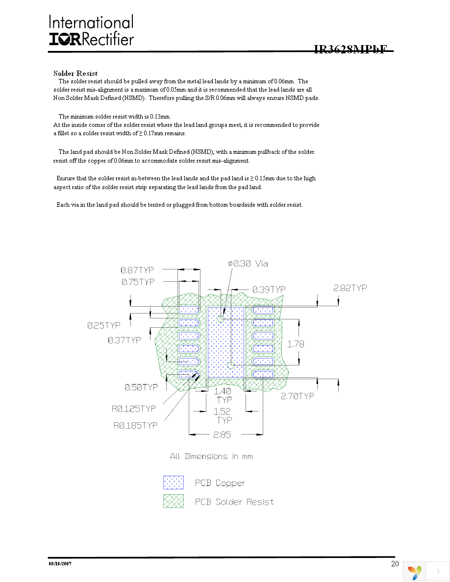 IR3628MTRPBF Page 20