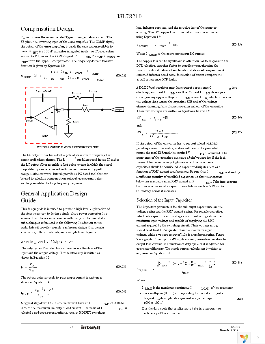 ISL78210ARUZ-T Page 11