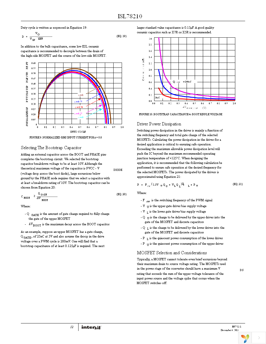 ISL78210ARUZ-T Page 12