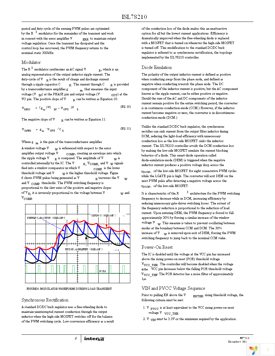 ISL78210ARUZ-T Page 9