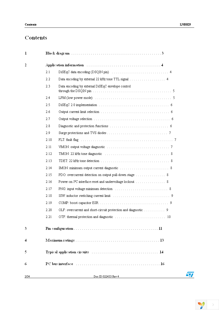 LNBH25PQR Page 2