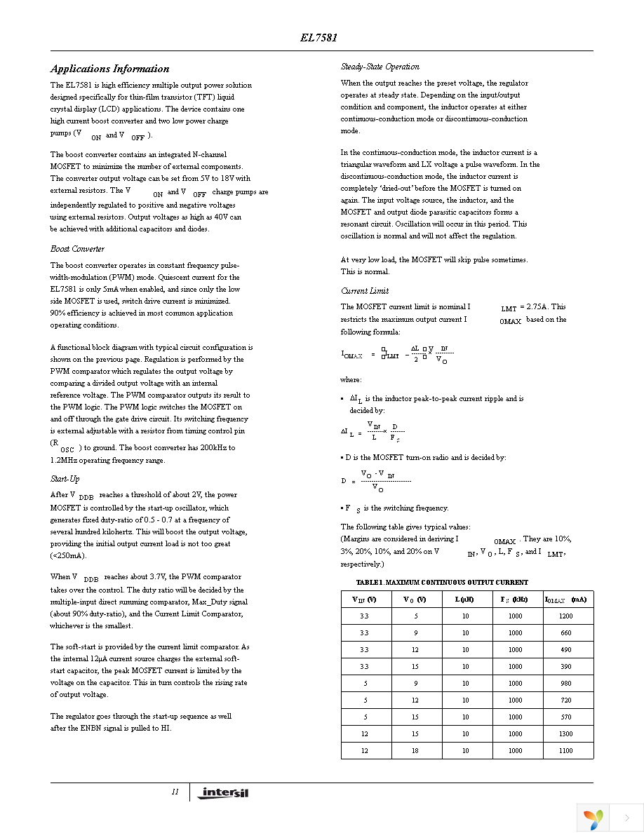 EL7581IREZ-T13 Page 11