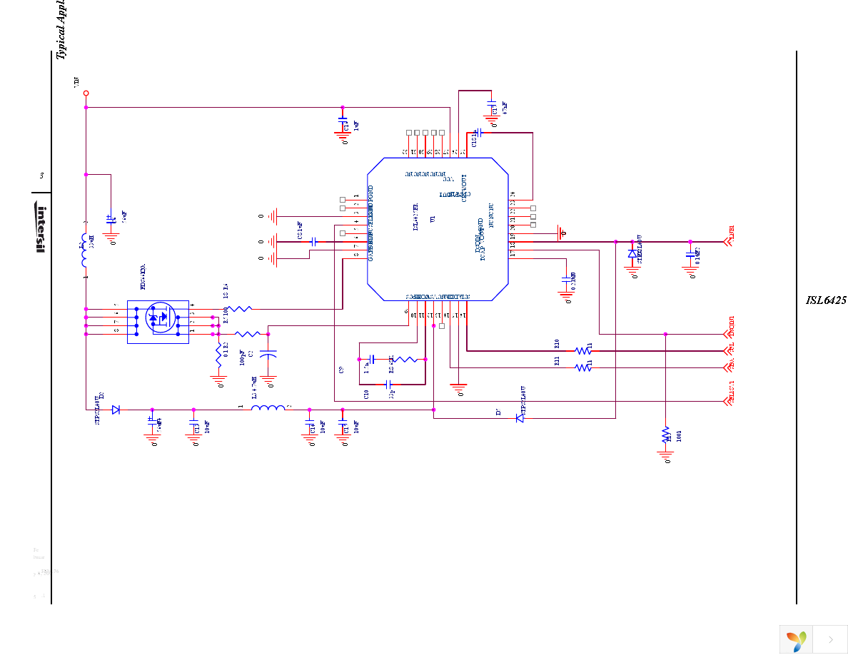 ISL6425ERZ-T Page 3