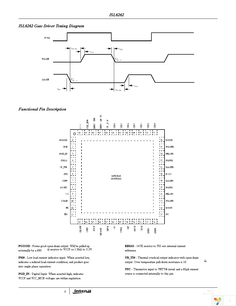 ISL6262CRZ-T Page 6