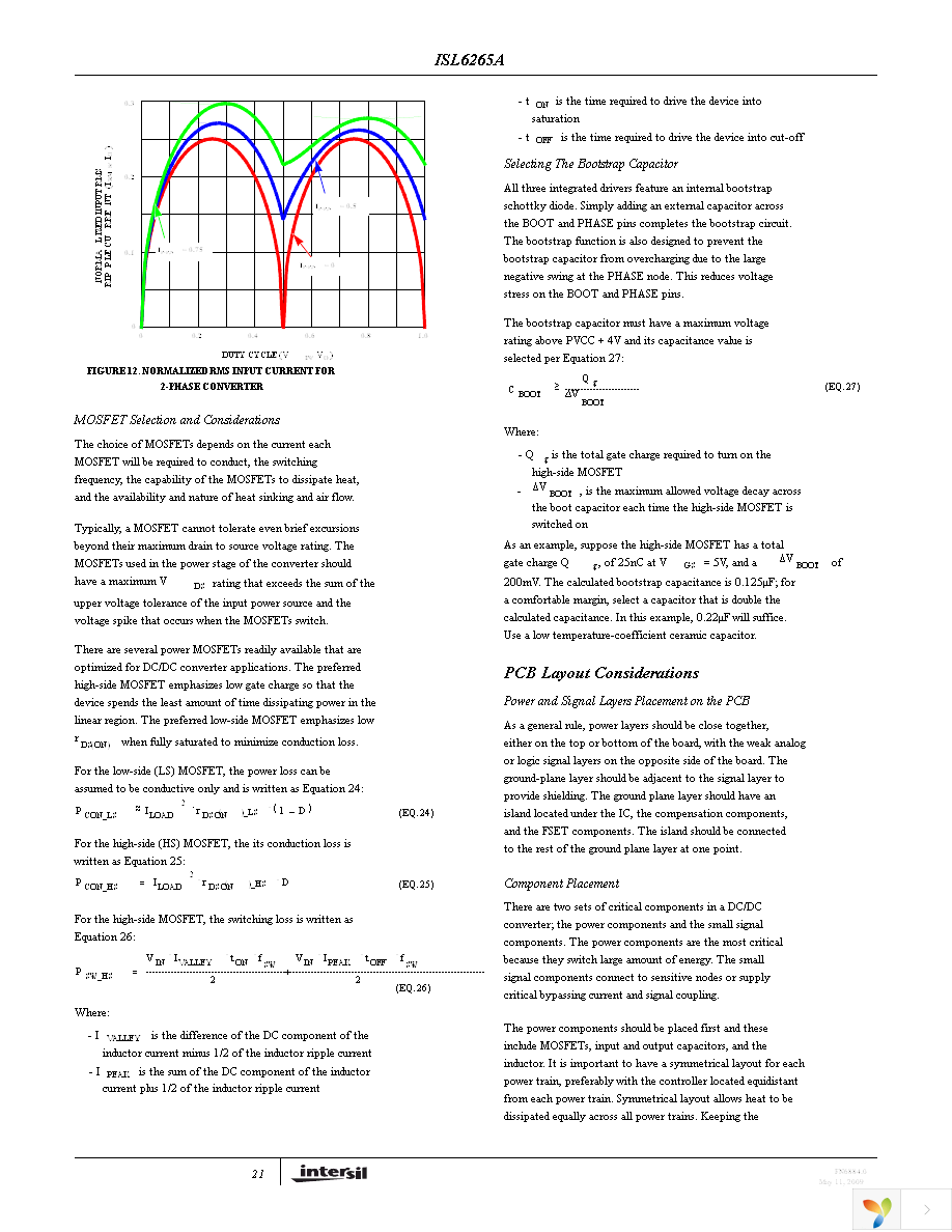 ISL6265AHRTZ Page 21