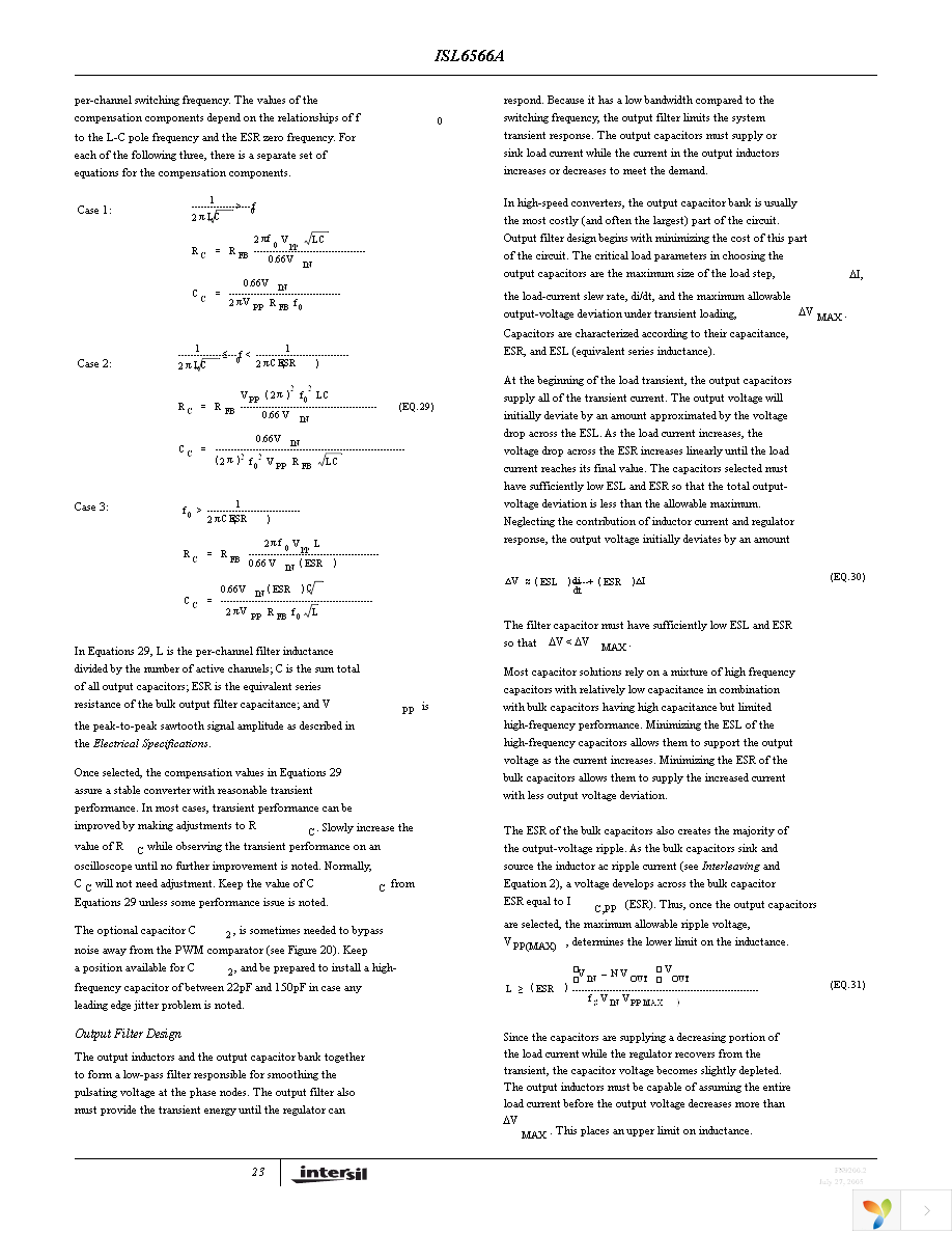 ISL6566ACRZ-T Page 23