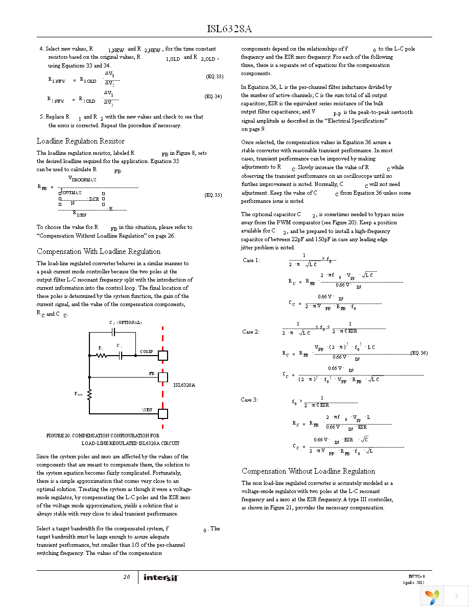ISL6328ACRZ-T Page 26
