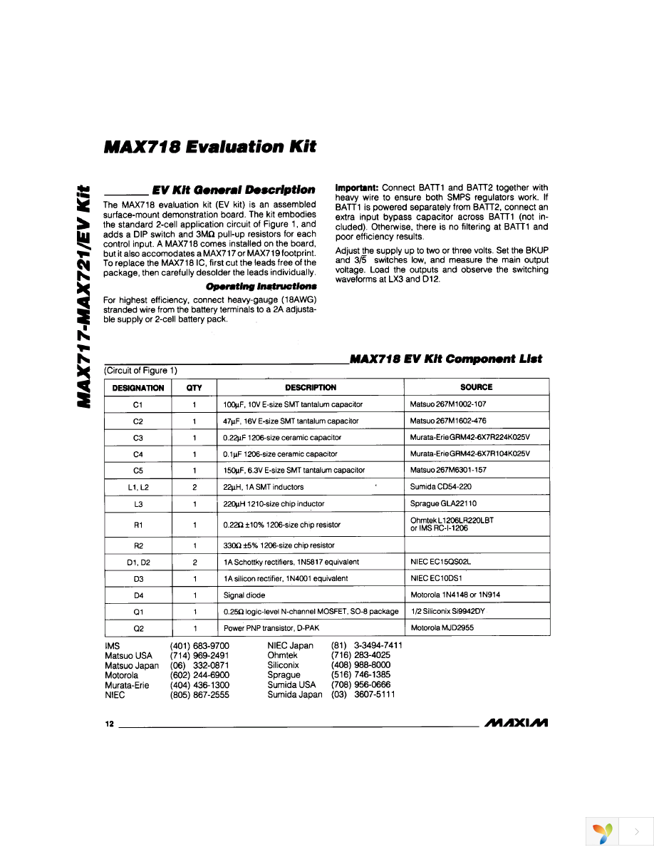 MAX717CSE Page 12