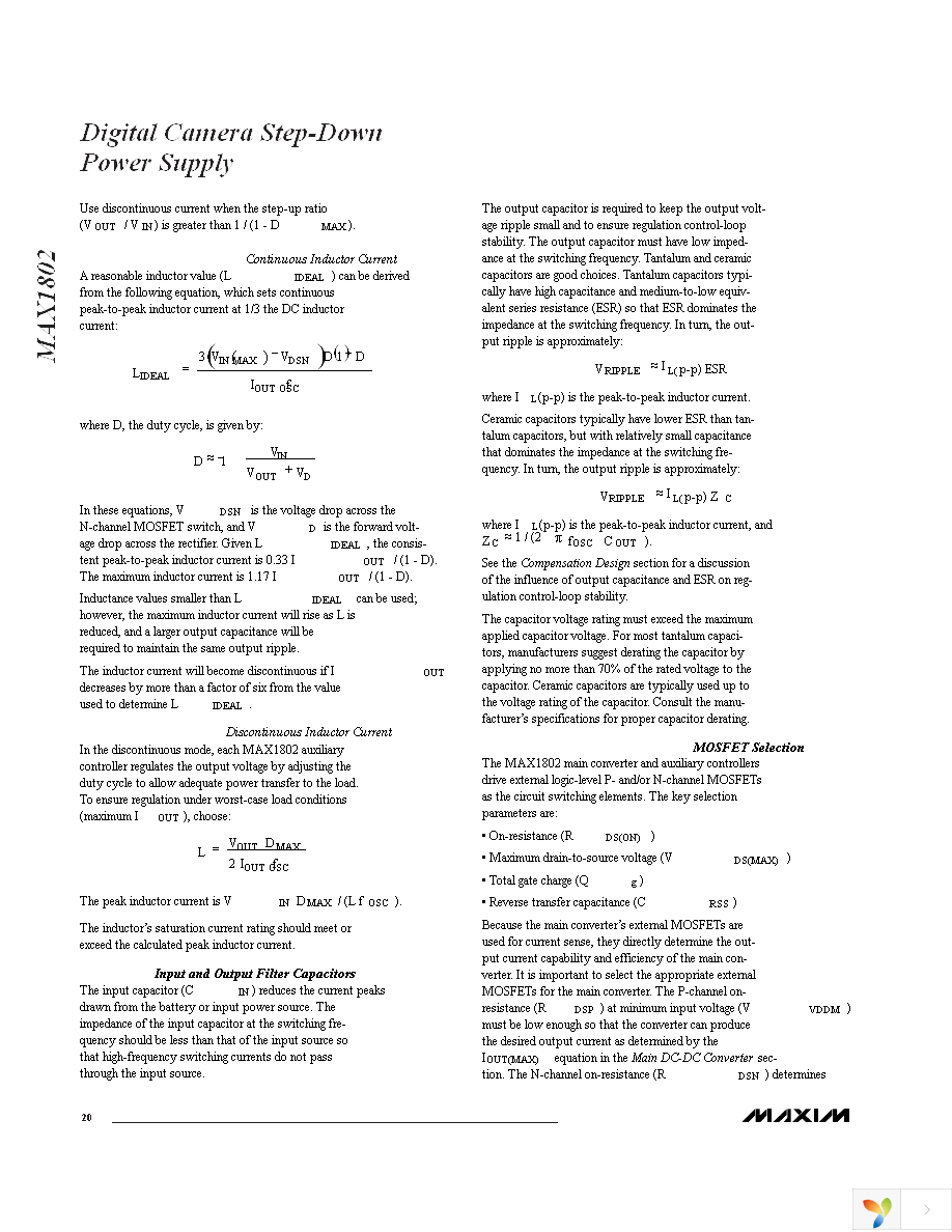 MAX1802EHJ+T Page 20