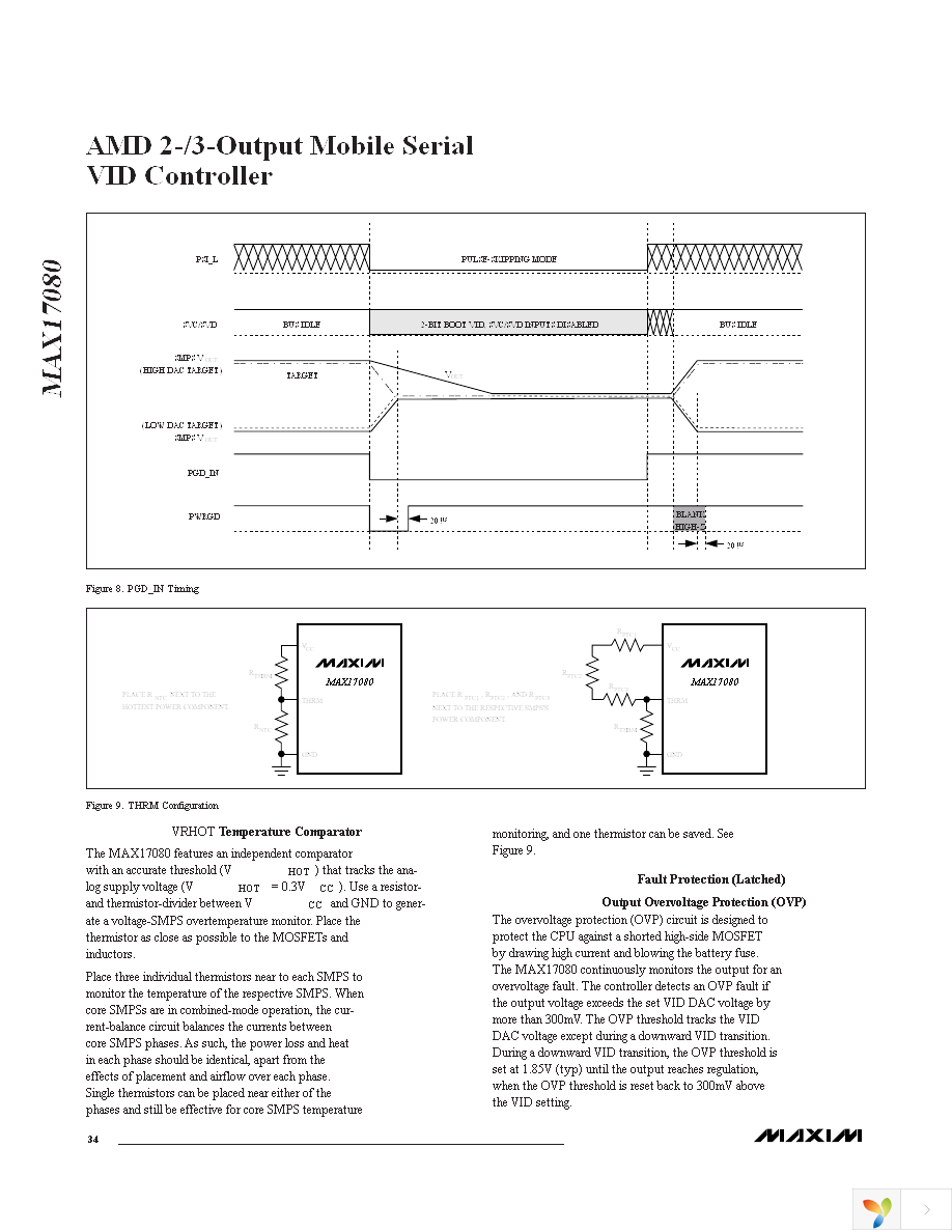 MAX17080GTL+ Page 34