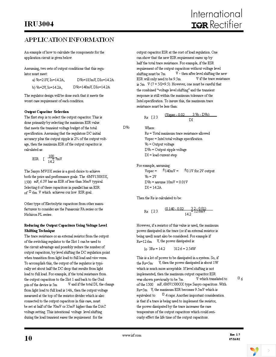 IRU3004CW Page 10