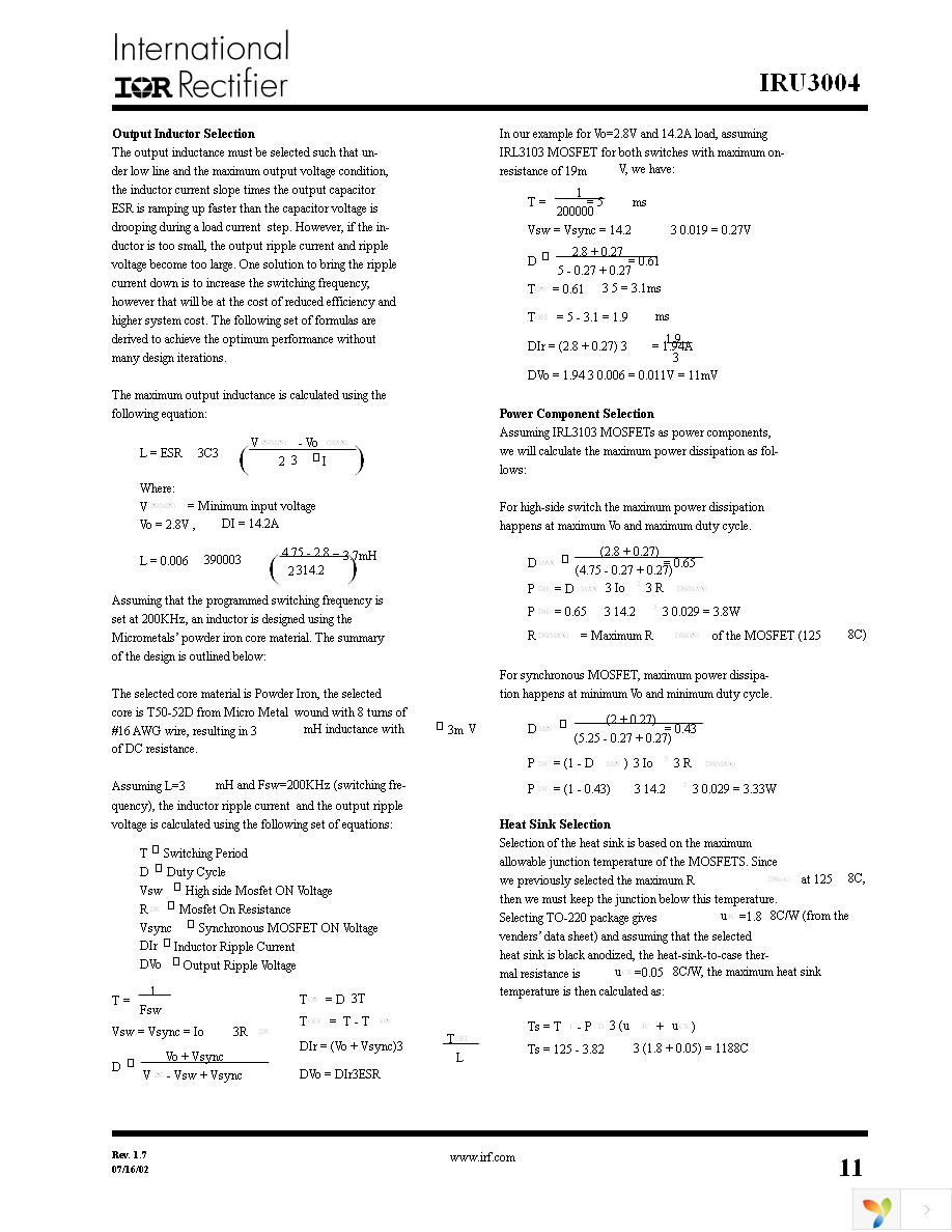 IRU3004CW Page 11