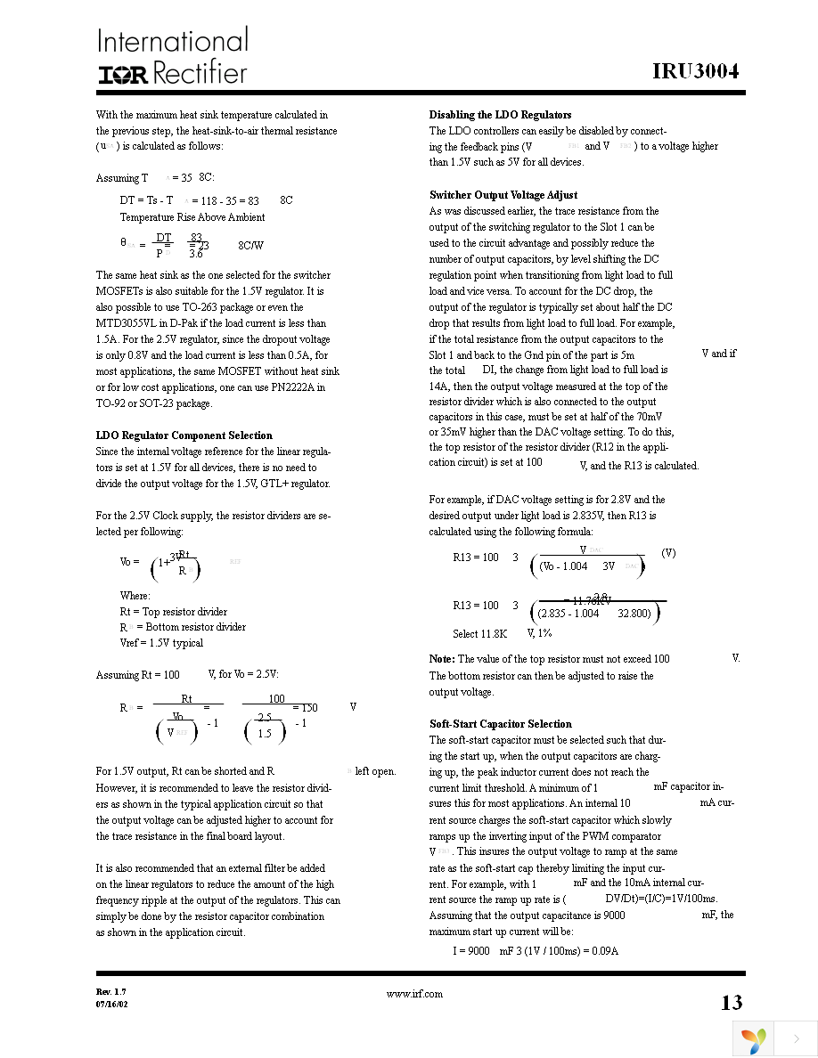 IRU3004CW Page 13