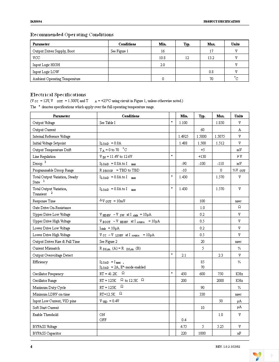 FAN5094MTCX Page 4