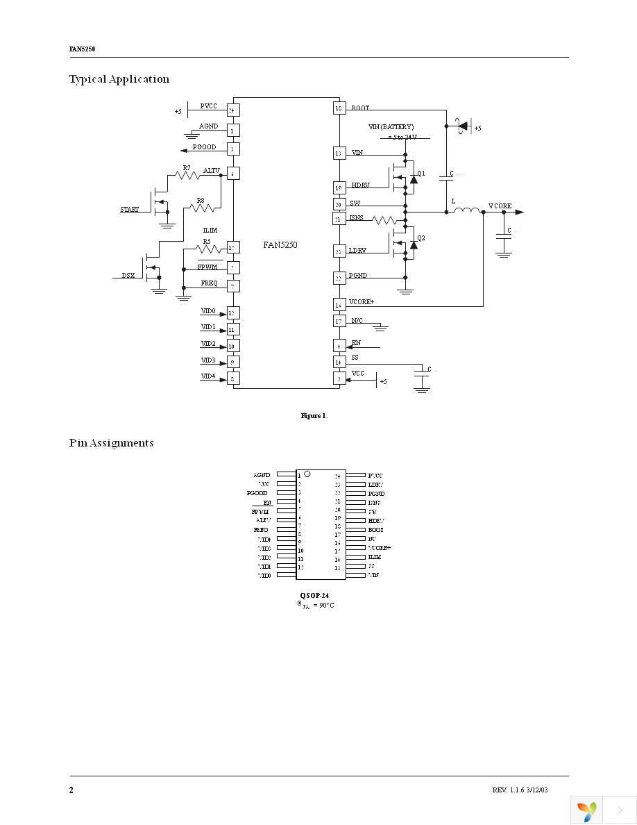 FAN5250QSCX Page 2