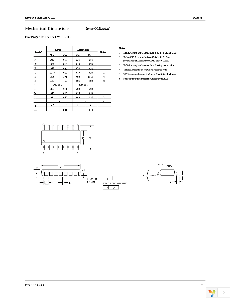 FAN6555MX Page 11