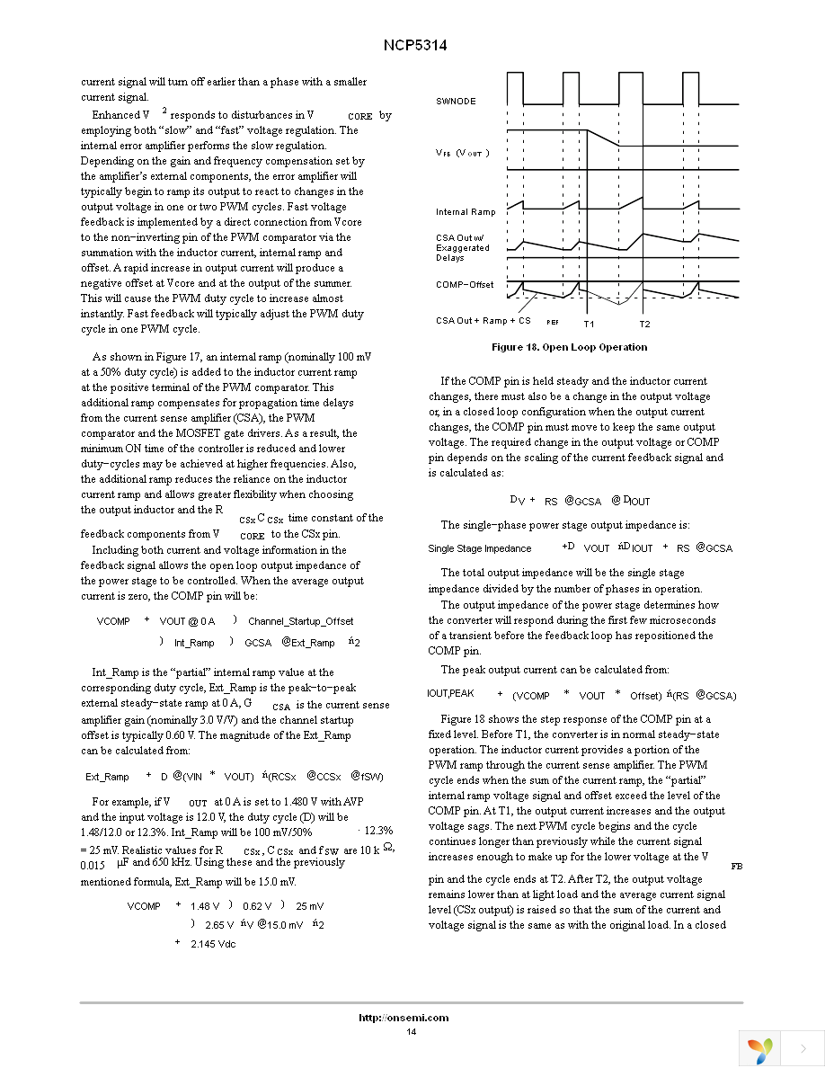 NCP5314FTR2 Page 14