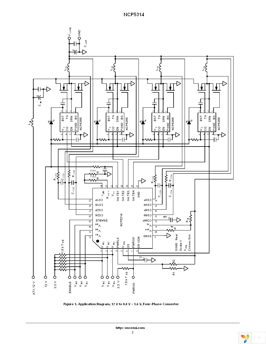 NCP5314FTR2 Page 2