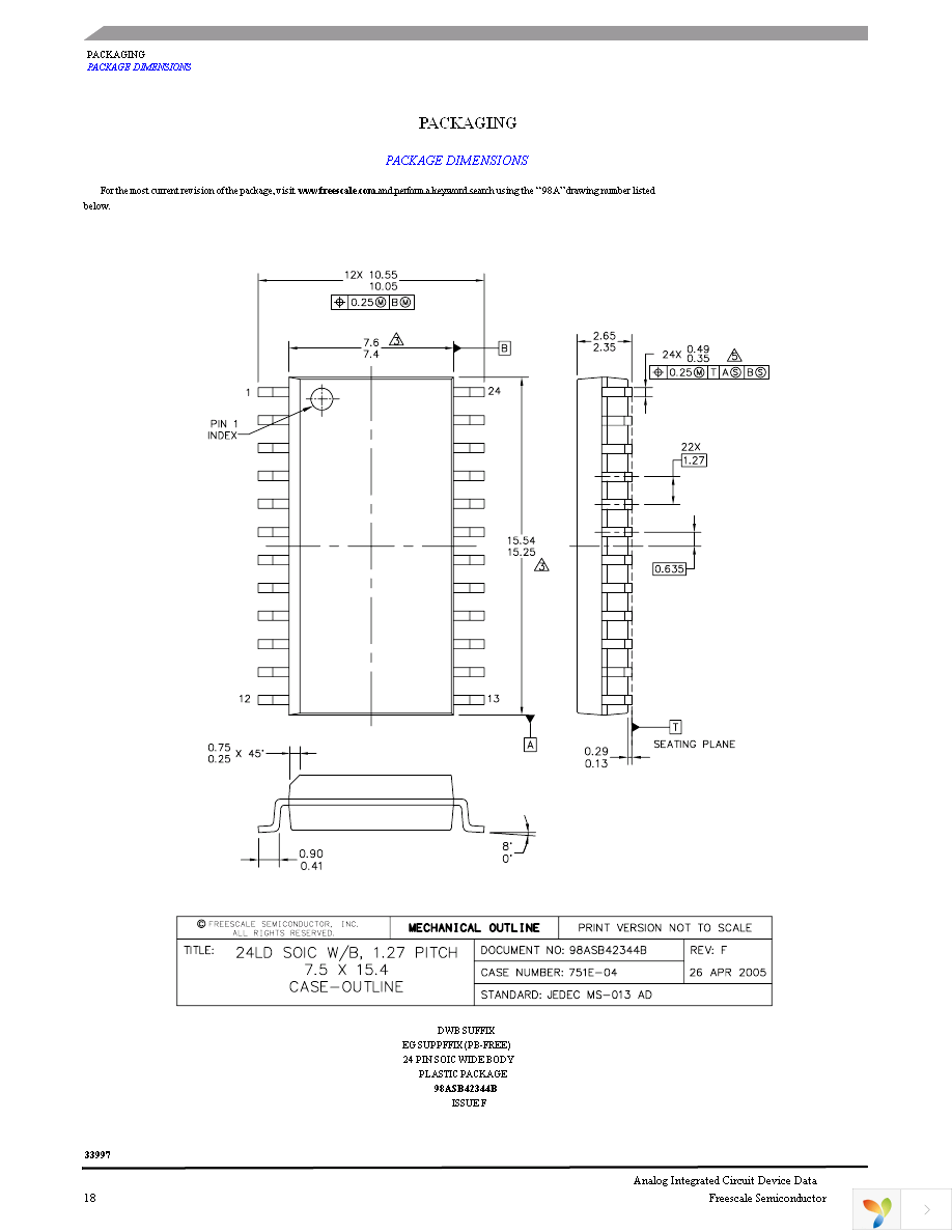 MC33997DW Page 18