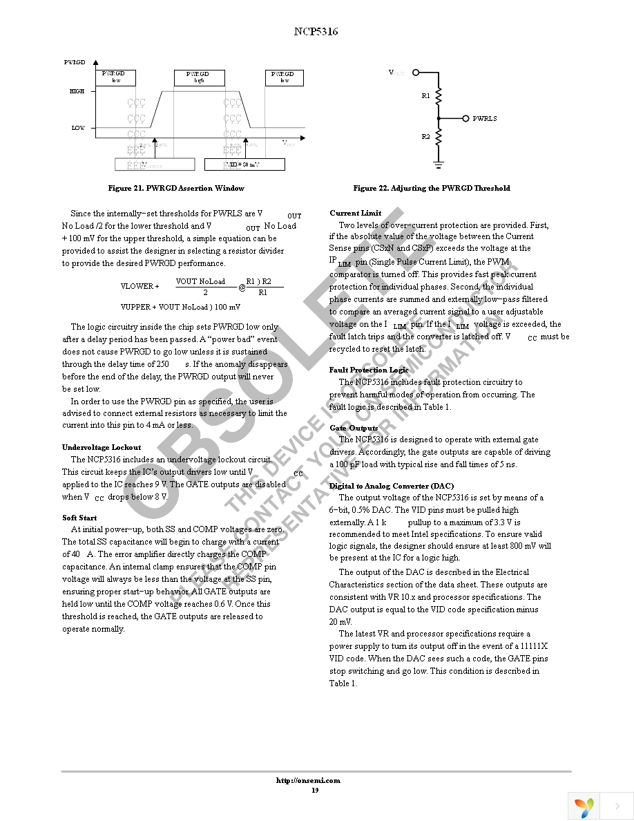 NCP5316FTR2 Page 19