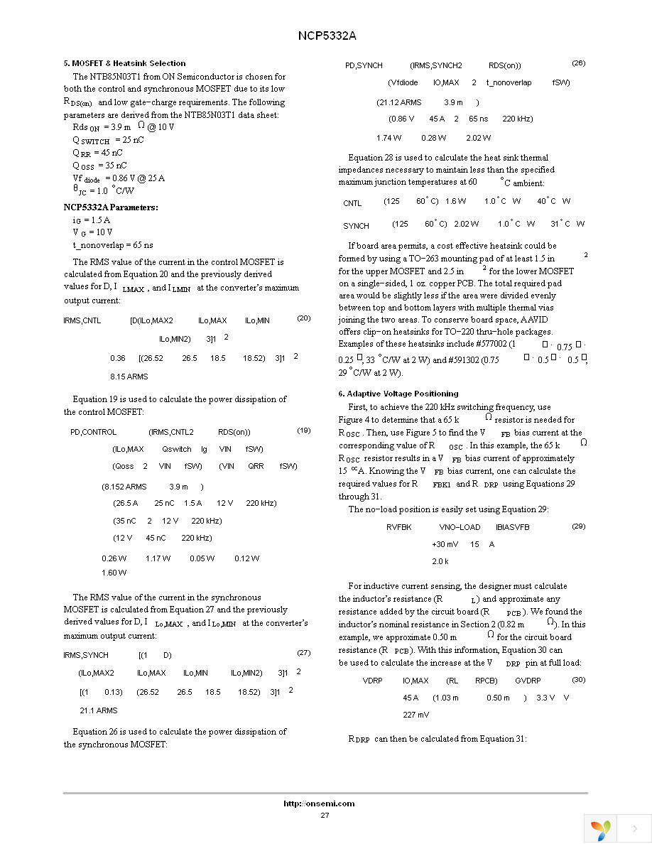 NCP5332ADWR2 Page 27