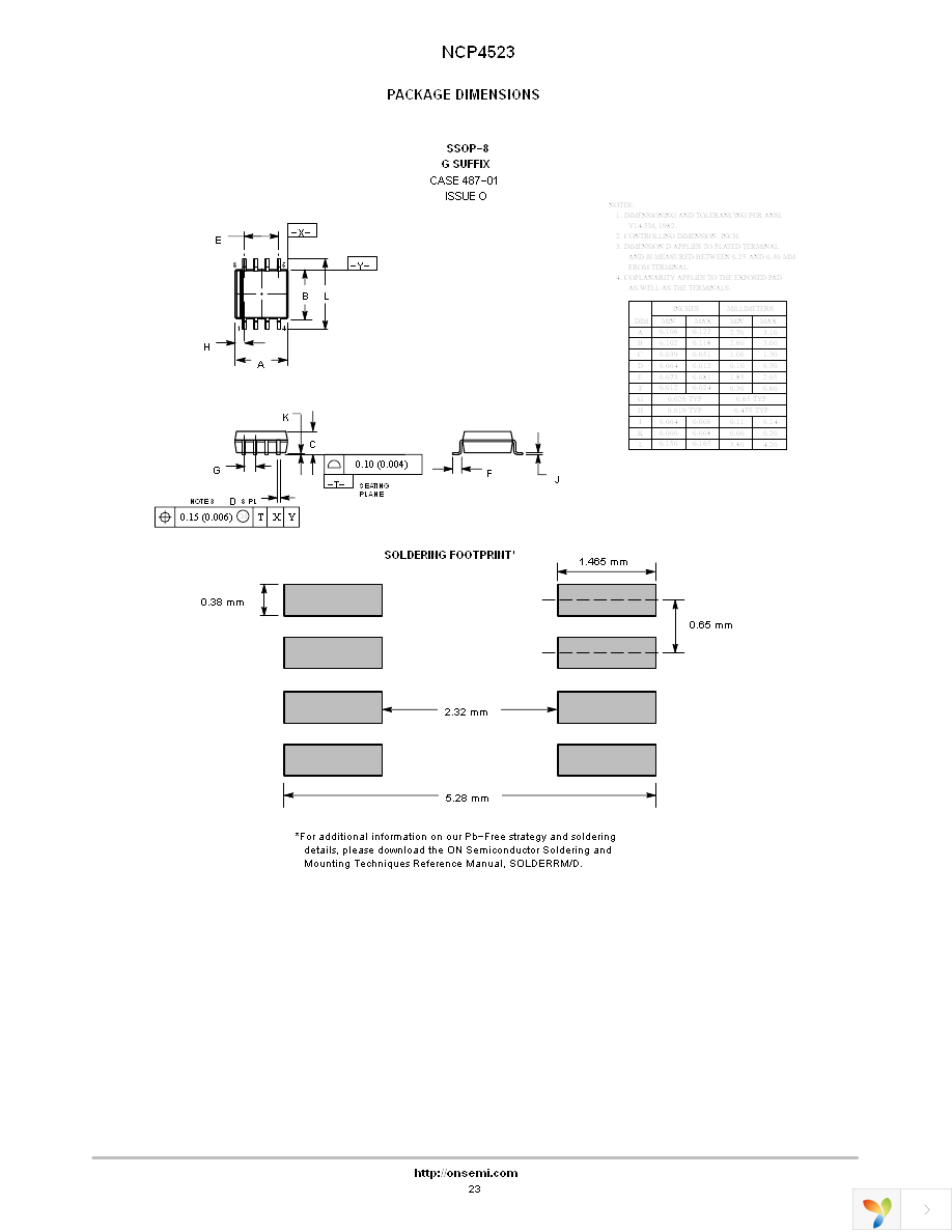 NCP4523G3T1 Page 23