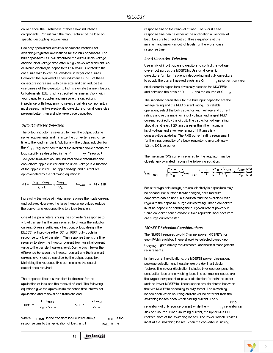 ISL6531CB Page 13