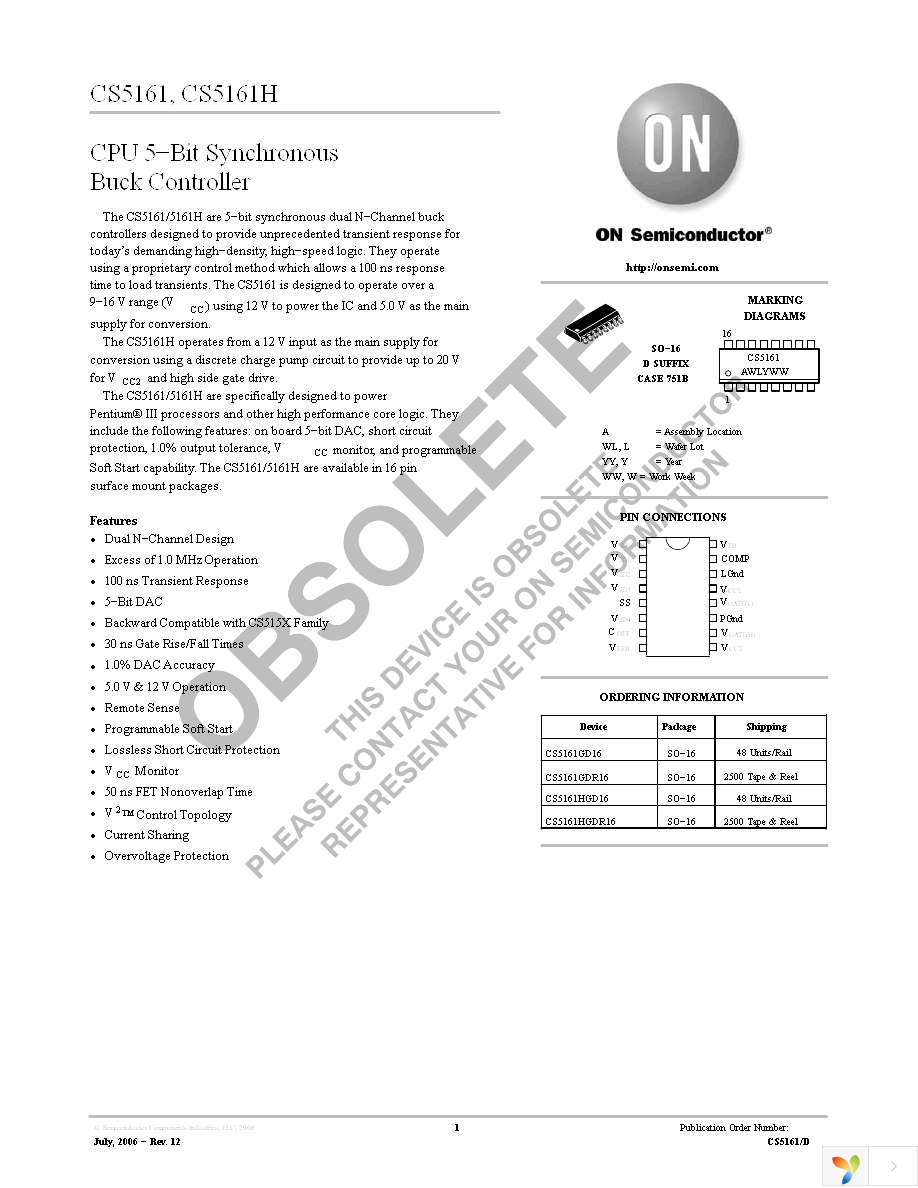 CS5161HGDR16 Page 1