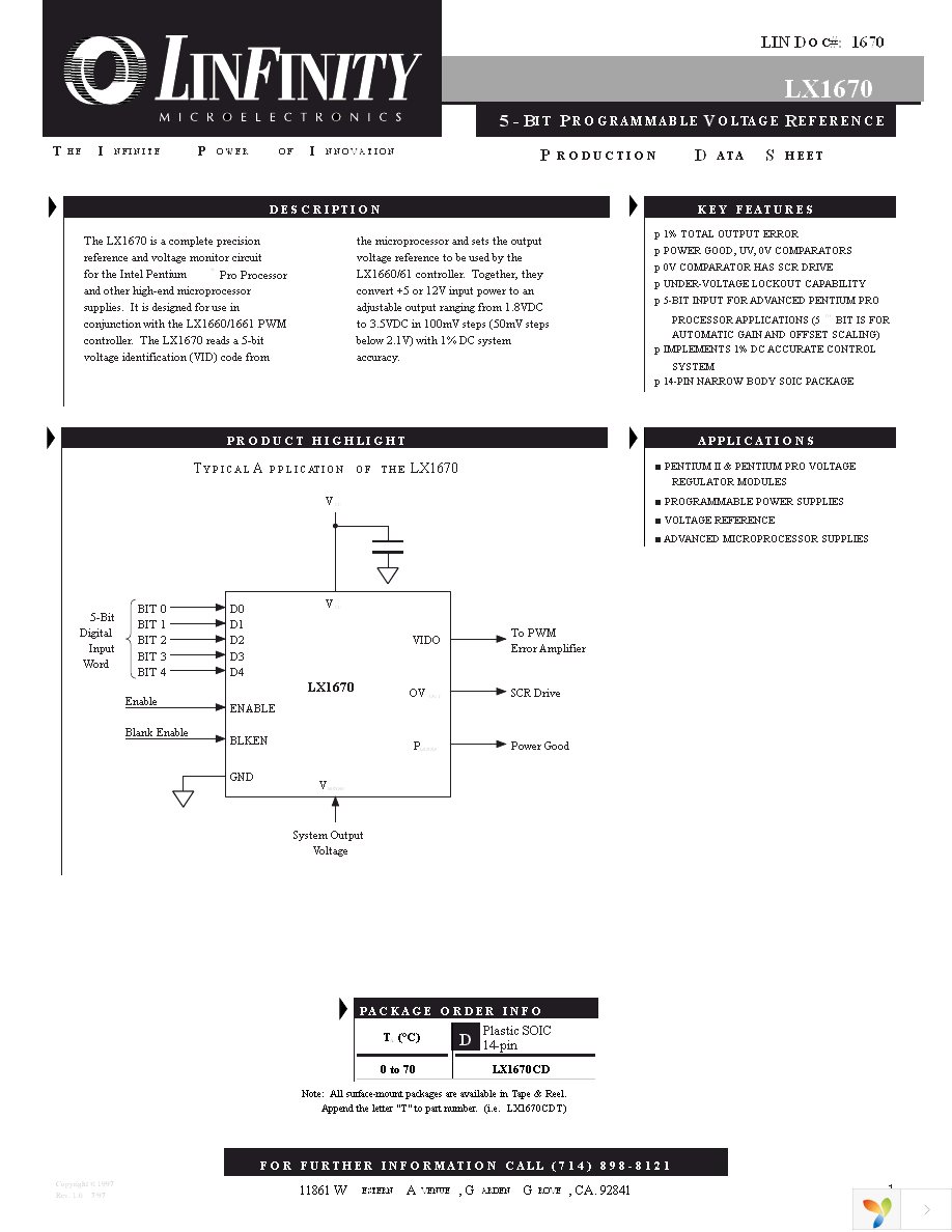 LX1670CD Page 1