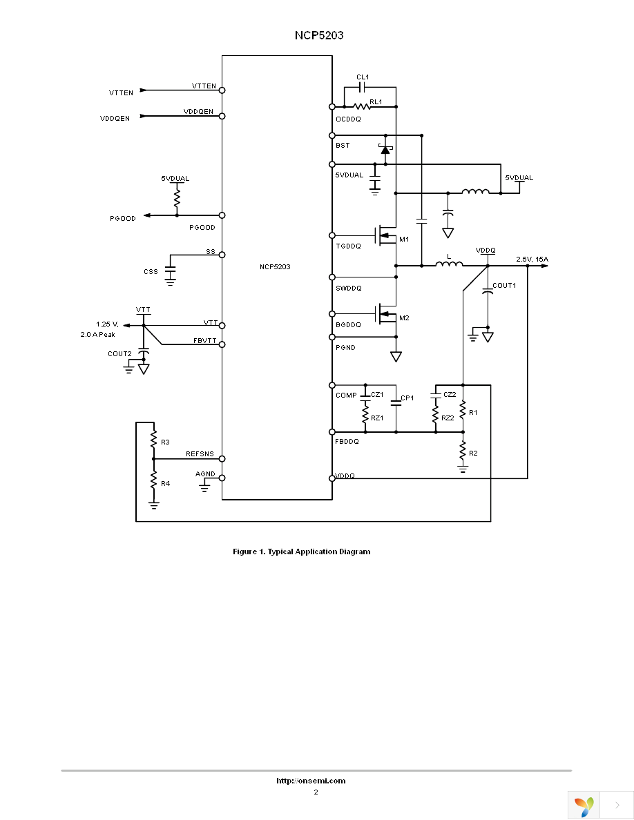 NCP5203MNR2 Page 2