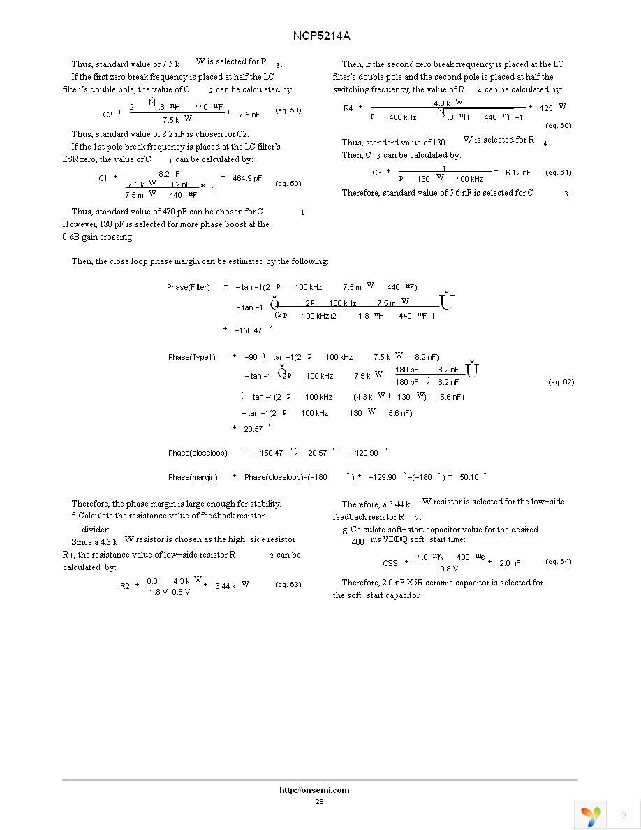 NCP5214AMNR2G Page 26