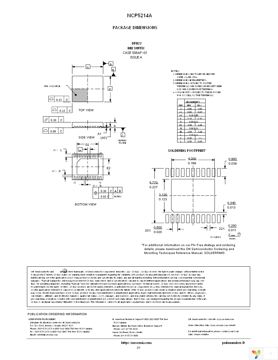 NCP5214AMNR2G Page 31