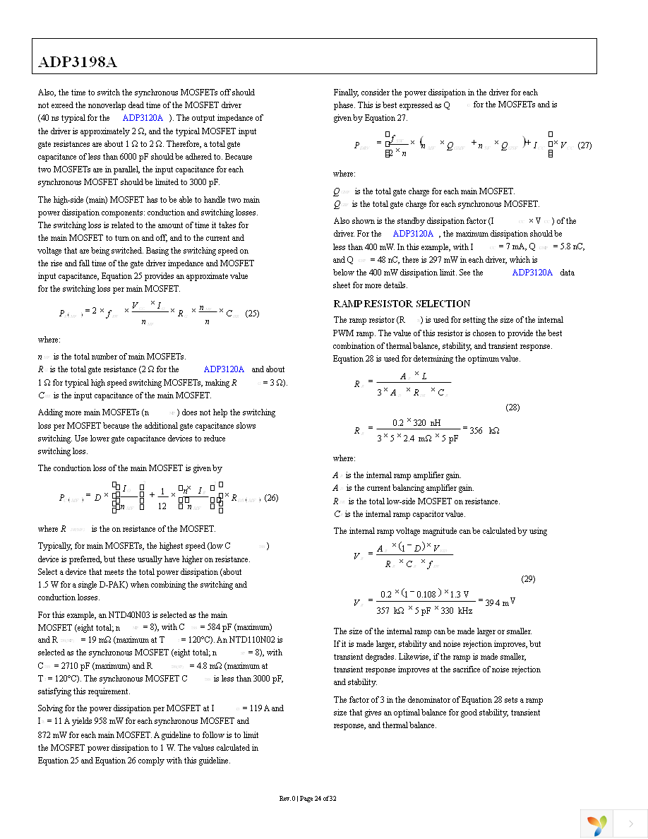 ADP3198AJCPZ-RL Page 24