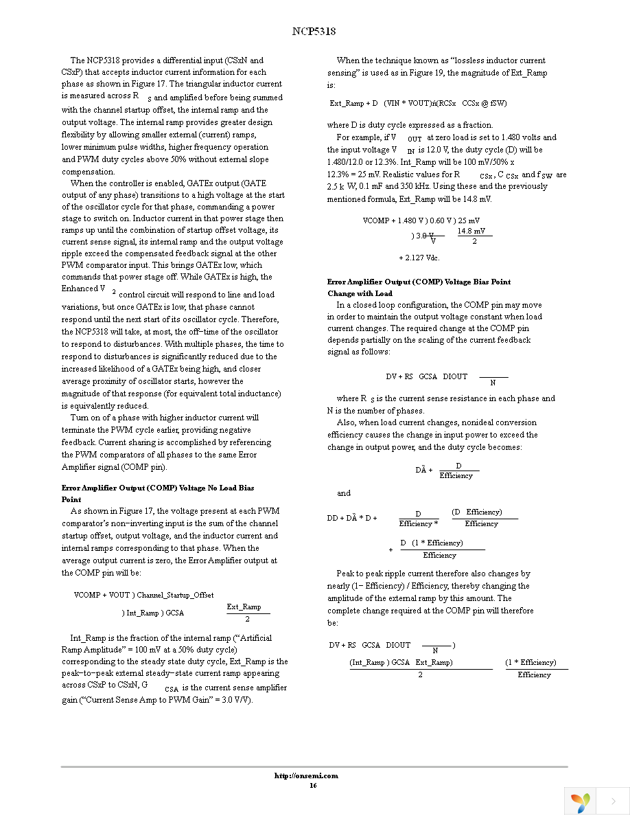 NCP5318FTR2 Page 16