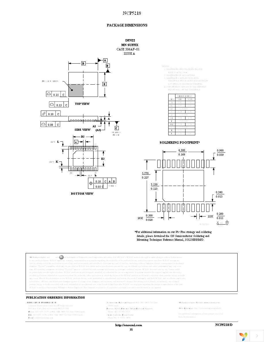 NCP5218MNR2G Page 31