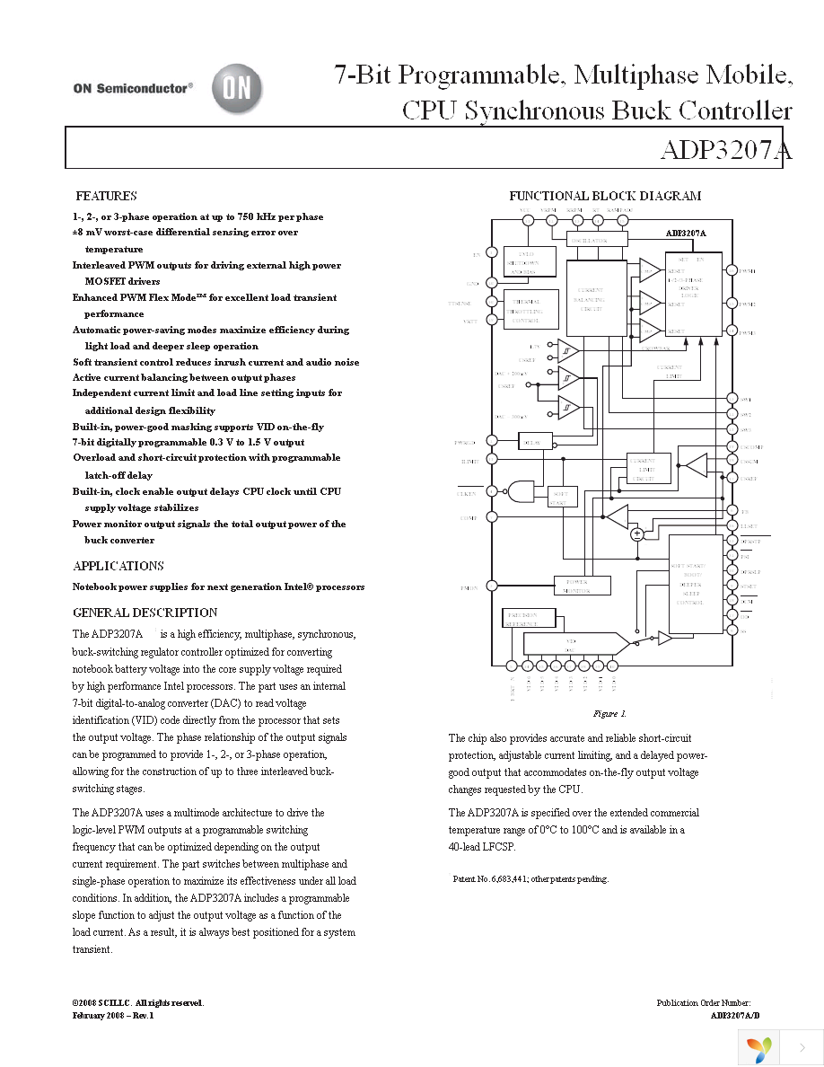 ADP3207AJCPZ-RL Page 1