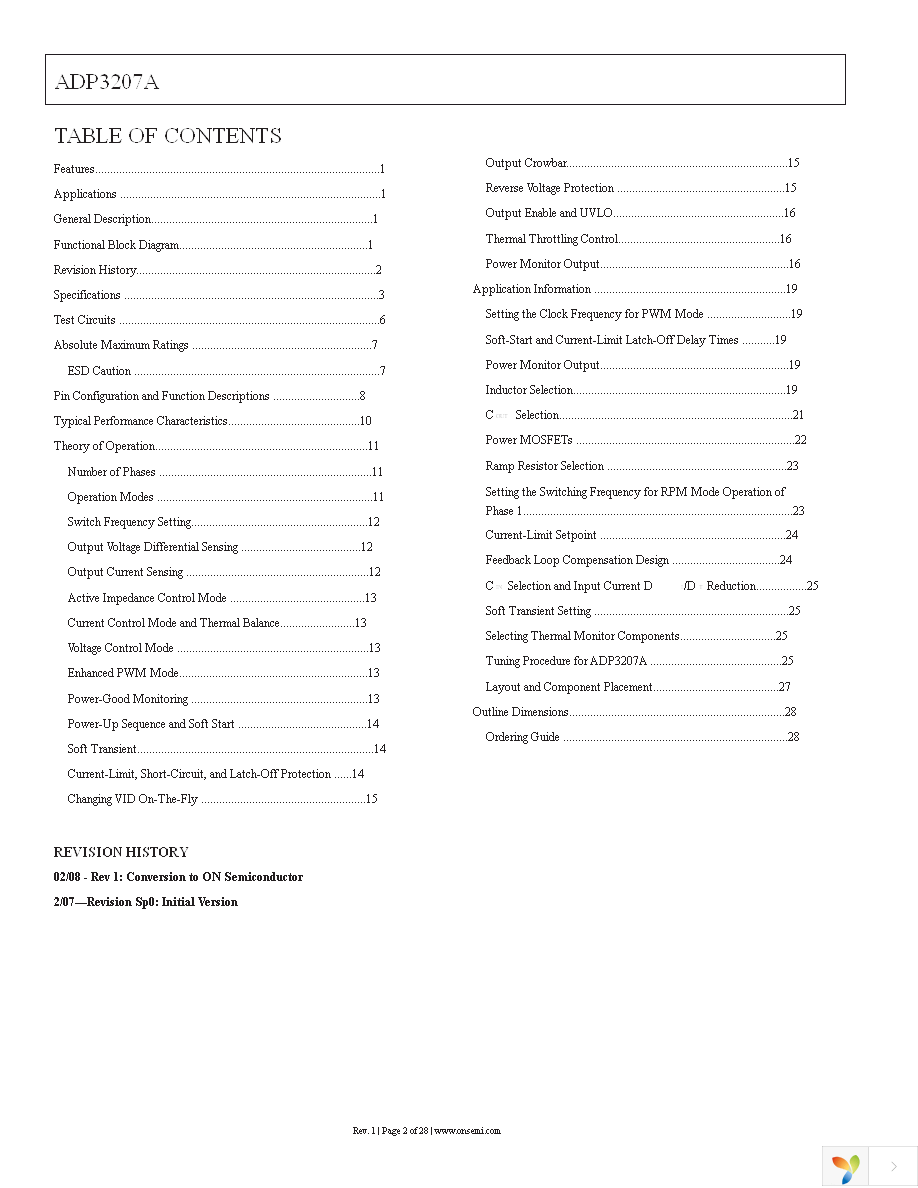 ADP3207AJCPZ-RL Page 2