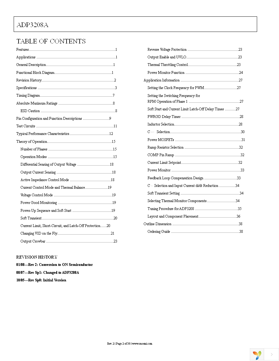 ADP3208AJCPZ-RL Page 2