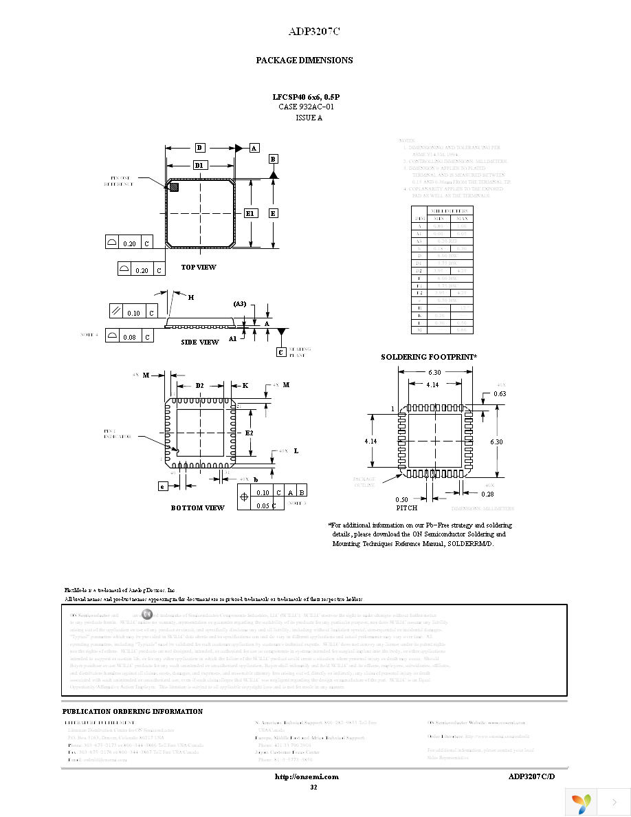 ADP3207CJCPZ-RL Page 32