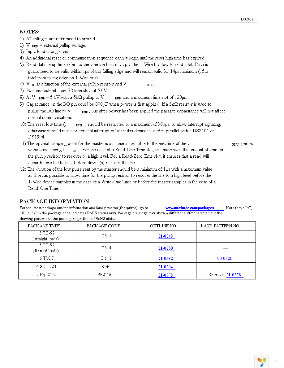 DS2401P+T&R Page 10